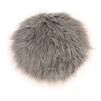 Faux Fur Round Seat Cushion 30cm