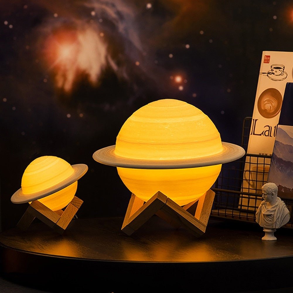 Saturn Globe Table Lamp
