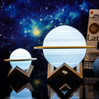 Saturn Globe Table Lamp