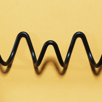 Scribble Metal Wall Coat Rack 33cm