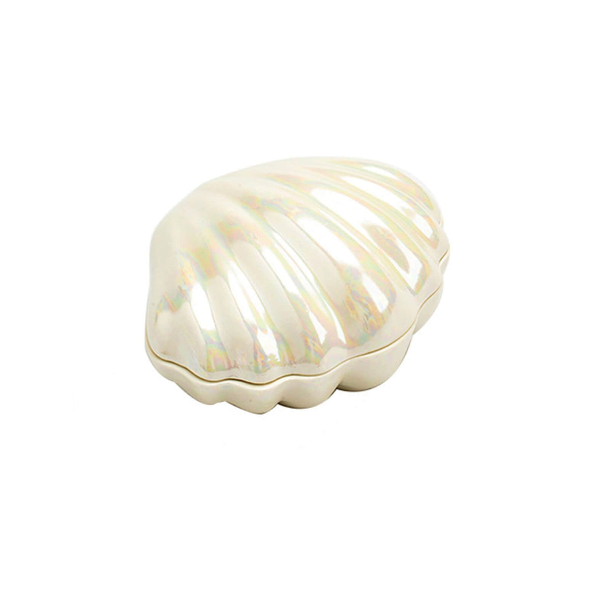 Clam Shell Ceramic Trinket Dish