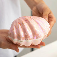 Clam Shell Ceramic Trinket Dish