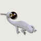Resin Lizard Table Lamp 19cm
