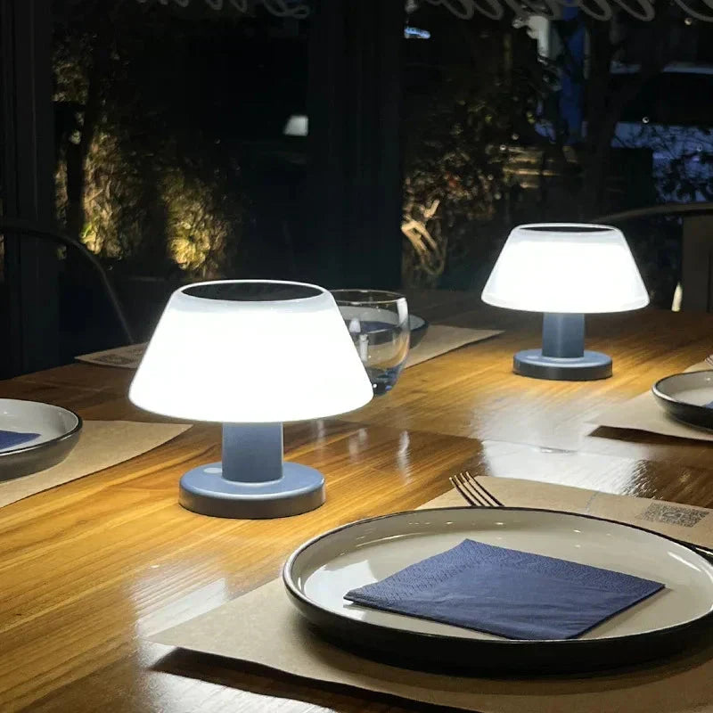 Solar Outdoor Table Lamp 15cm