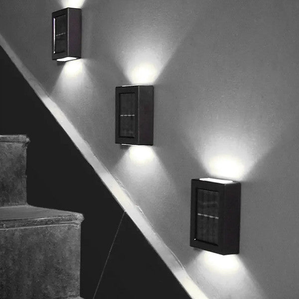 Wireless Solar Wall Lights, Pair
