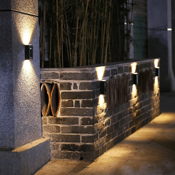 Wireless Solar Wall Lights, Pair