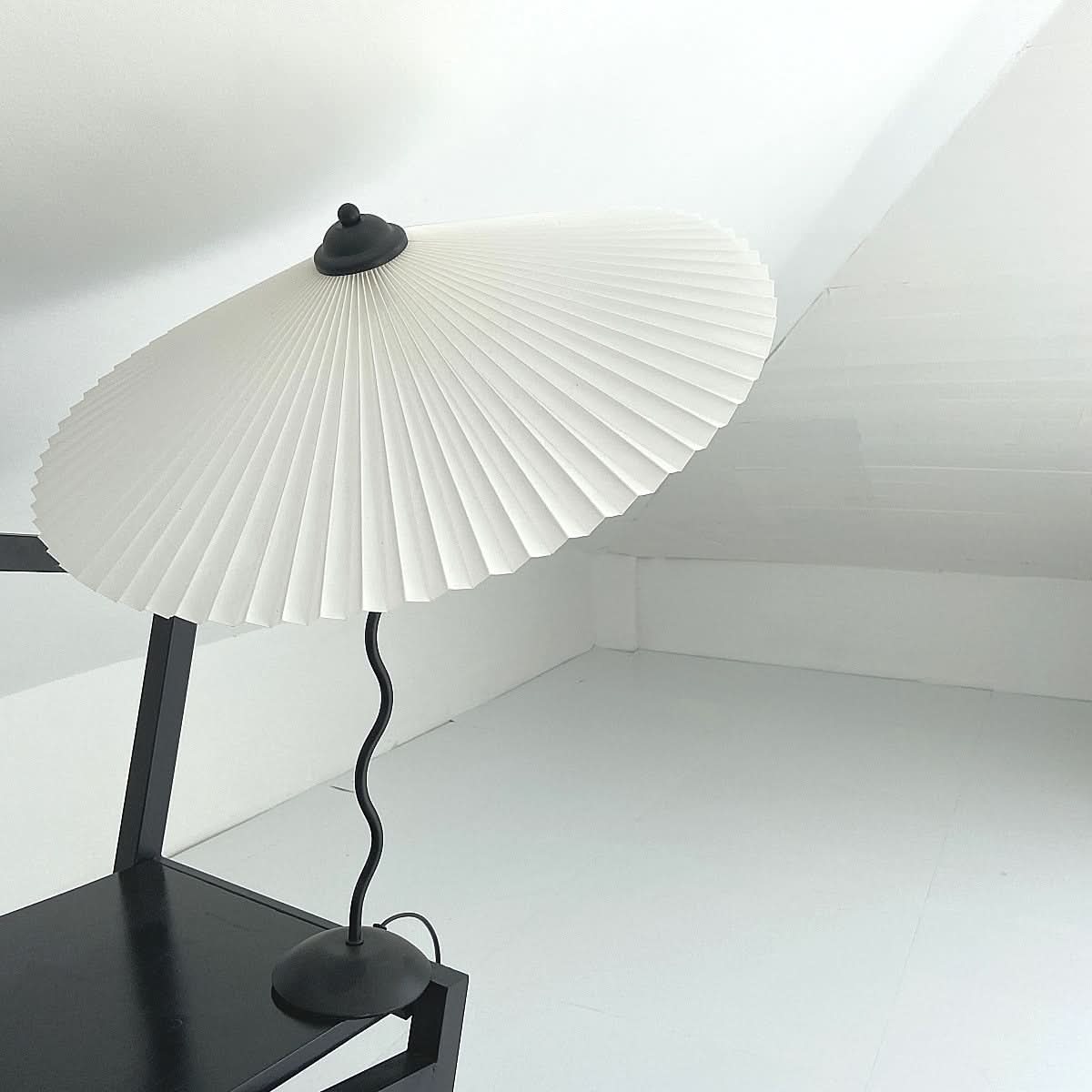 Squiggle Chrome Table Lamp