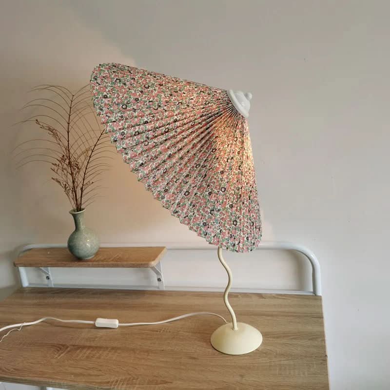 Squiggle Chrome Table Lamp