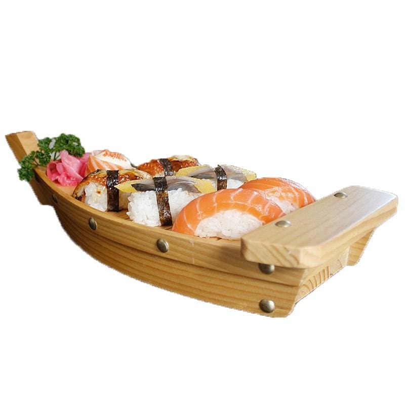 Wooden Sushi Serving Boat