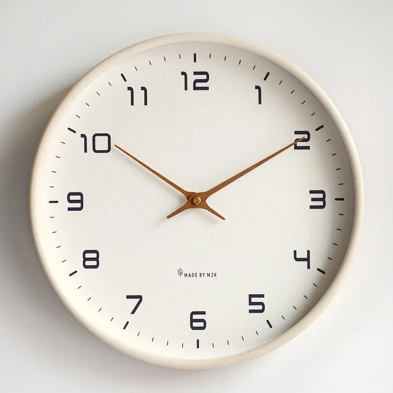 Nordic Metal and Resin Wall Clock