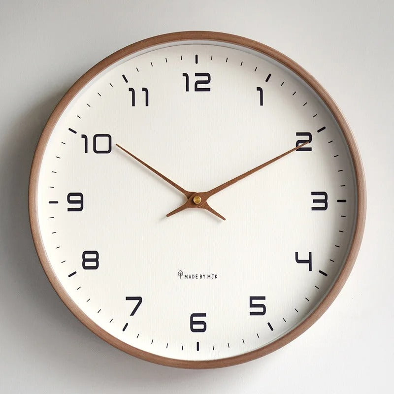 Nordic Metal and Resin Wall Clock
