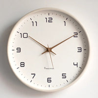 Nordic Metal and Resin Wall Clock