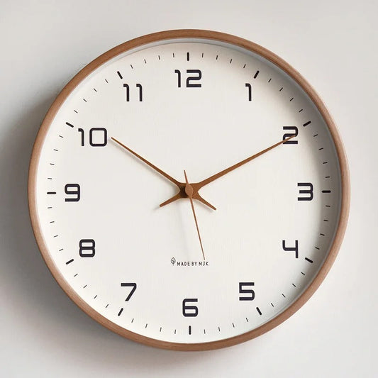 Nordic Metal and Resin Wall Clock