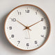 Nordic Metal and Resin Wall Clock