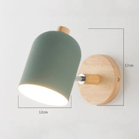 Nordic Wood Bedside Wall Sconce