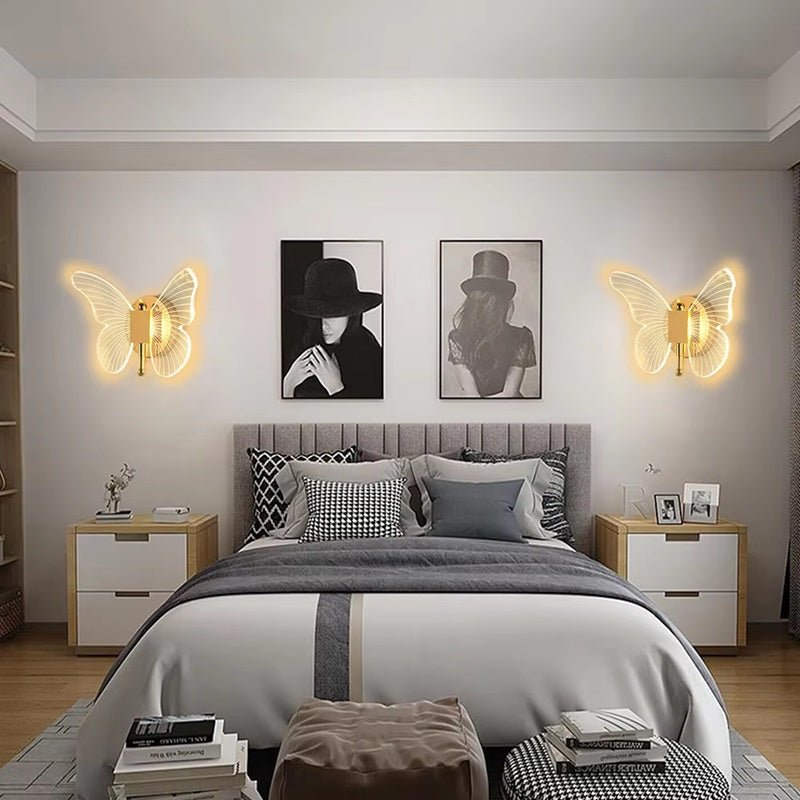 Butterfly LED Wall Light 25cm
