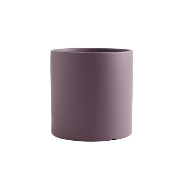 Coloured Ceramic Plant Pots
