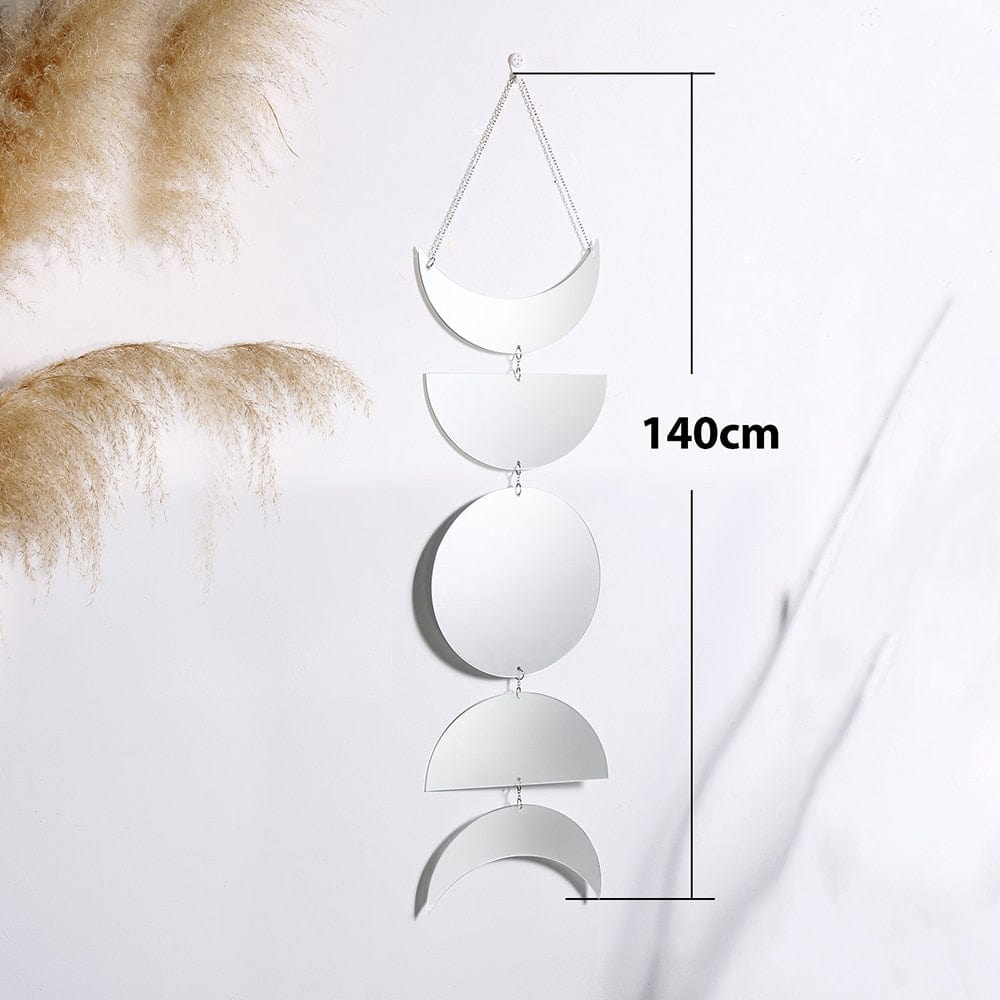Moon Phase Mirror Wall Set