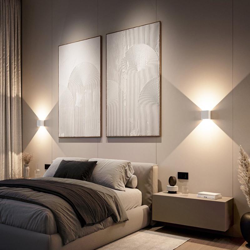 Cube LED Up and Down Wall Light