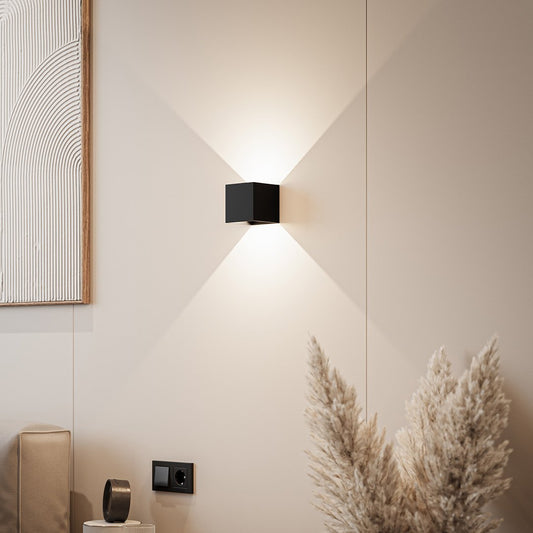 Cube LED Up and Down Wall Light